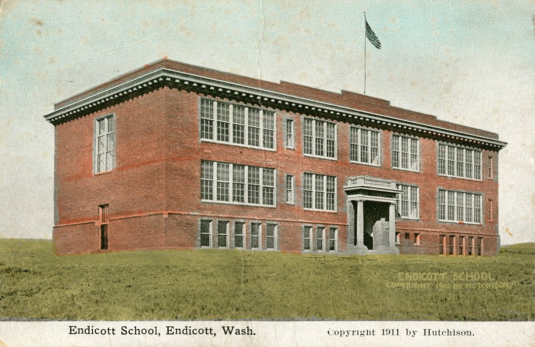 Endicott school, Endicott, Washington, circa 1911 - DPLA - eb2057cb8bb4cde6bf23b042f27aeee5