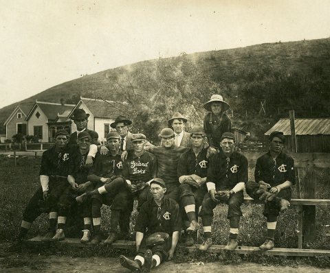 Baseball team, Albion, Washington, circa 1900