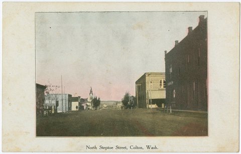 North Steptoe Street, Colton, Washington, circa 1908 - DPLA - 4e5062f1700838ab72c350645b4762e6