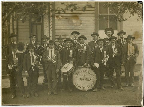 Concordia Band, Colton, Washington, 1900 - DPLA - 56bb875d544b81cc7b61947fdc38fae3