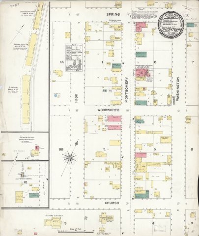 Sanborn Fire Insurance Map from Uniontown, Whitman County, Washington. LOC sanborn09354 002