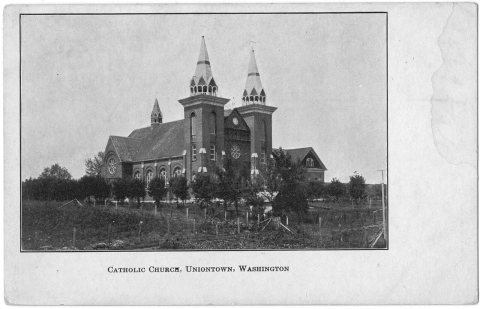 St Boniface Church, Uniontown, Postcard