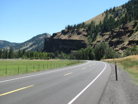 Just west of Nachez, WA