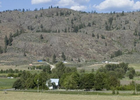 Outcropping near