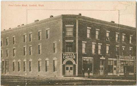 Hotel Carter Block, Garfield, Washington, 1906 - DPLA - dc43900d5ca65bb8ee79318b31d2e067
