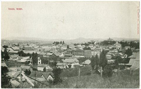 Town view of Tekoa, Washington, circa 1910 - DPLA - c7837a81db2e96992667732fda570b46