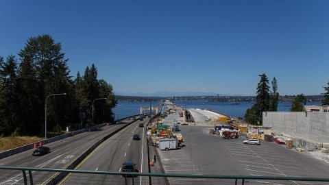 SR-520 Bridge Construction