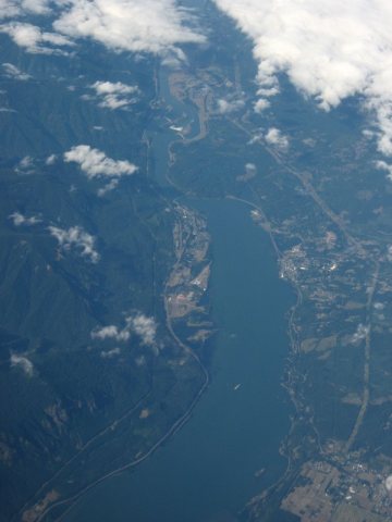 Stevenson, Washington on Columbia River