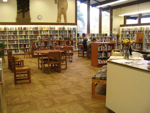 Stevenson Washington public library interior
