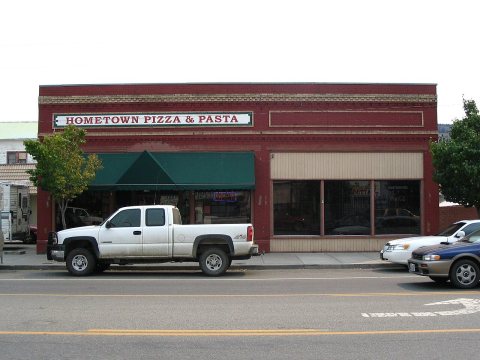 Oroville, WA - Main Street business