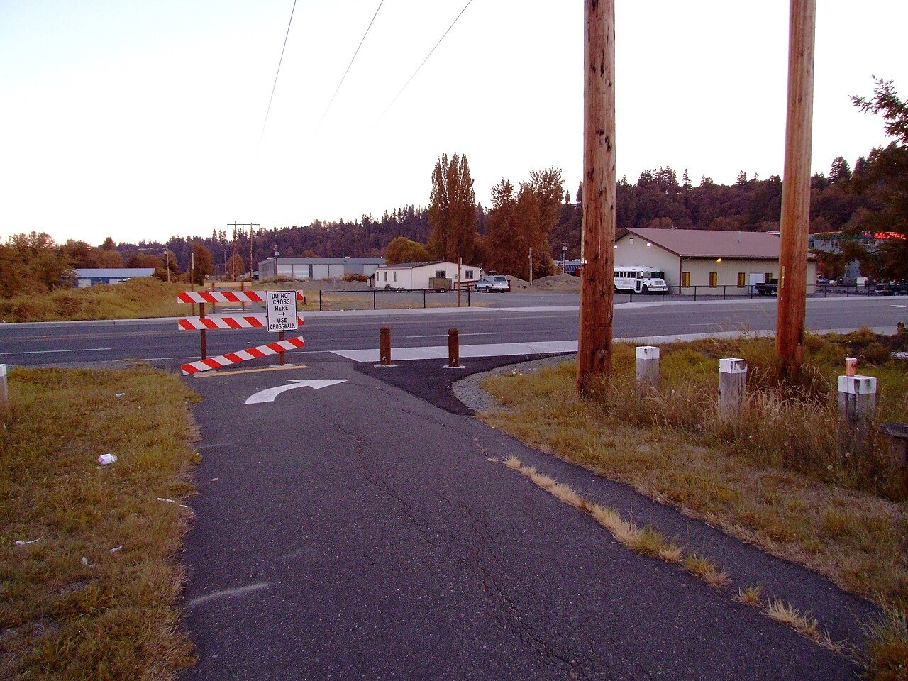 Pacific, WA — Southbound Interurban at Ellingson Road