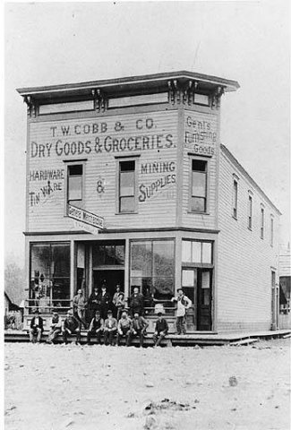 T.W. Cobb and Co. general merchandise store, Sultan, Washington, ca. 1895