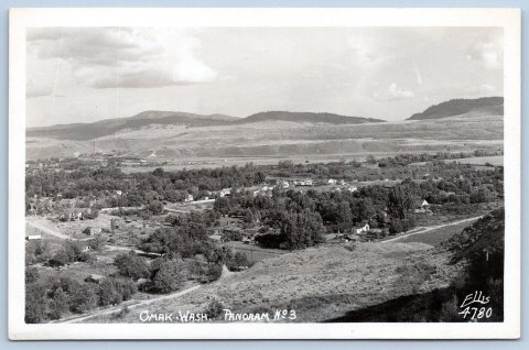Ellis Post Card Co. 4780 - Omak, Wash, Panoram No 3