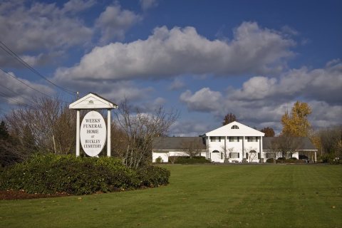 Weeks' Funeral Home at Buckley Cemetery