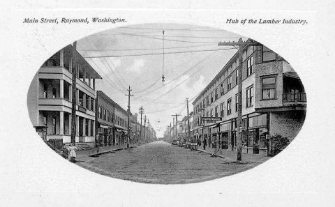 Main St., Raymond, Washington, ca. 1914