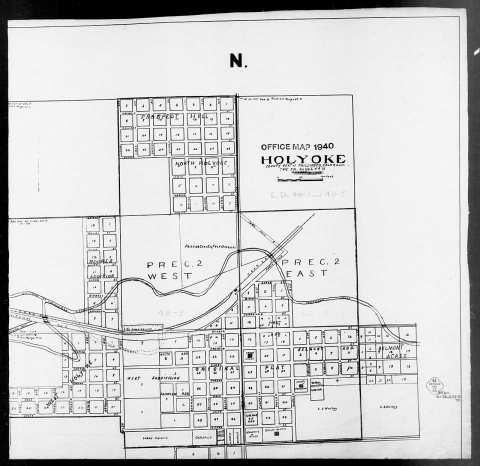 1940 Census Enumeration District Maps - Colorado - Phillips County - Holyoke - ED 48-3, ED 48-5