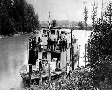 Triumph (sternwheeler) on Nooksack River