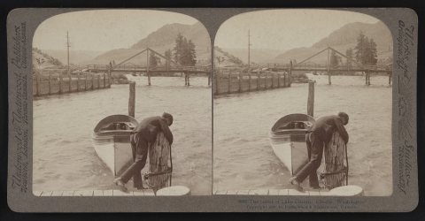 The outlet of Lake Chelan