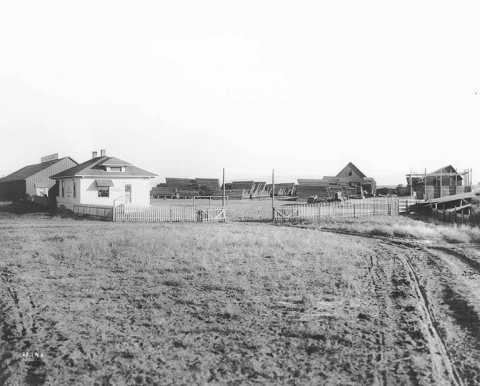 Lumber drying yard of the St. Paul and Tacoma Lumber Co., Grandview