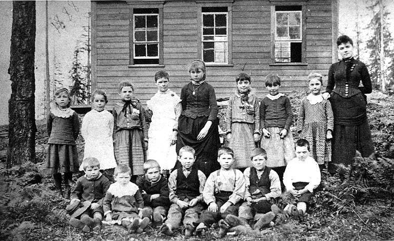 First school in Edmonds, Washington, 1888