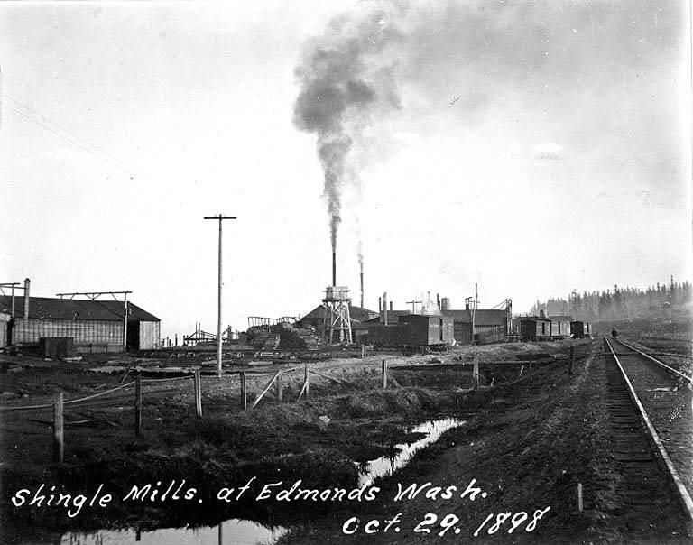 Shingle mill , Edmonds, Washington, October 29, 1898