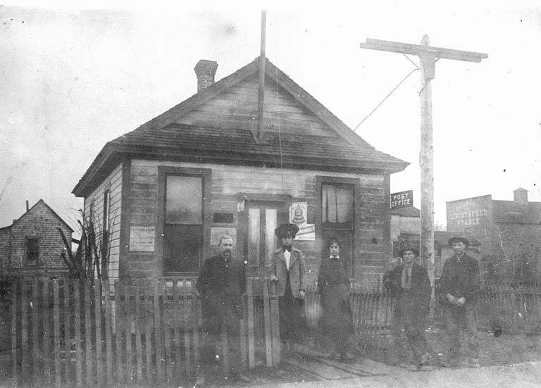 First telephone office, Edmonds, Washington, 1900
