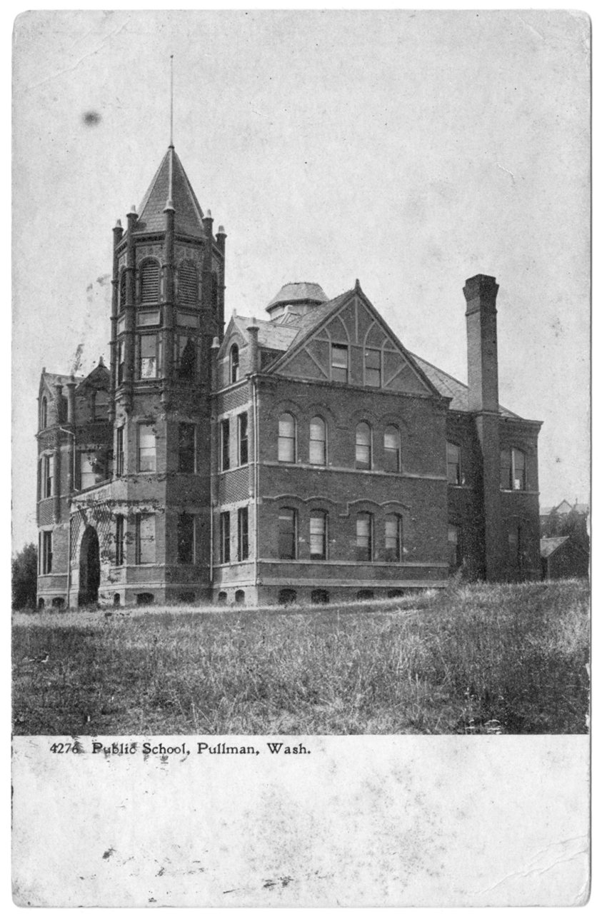 Public school, Pullman, Washington, circa 1908 - DPLA - 8ac87541fcbd44254d1f01fae04b0433