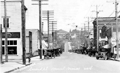 Second St, Mount Vernon, Washington, ca. 1924