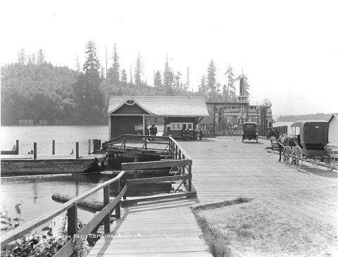Bellevue Ferry Landing, Meydenbauer Bay, Washington, May 30, 1914
