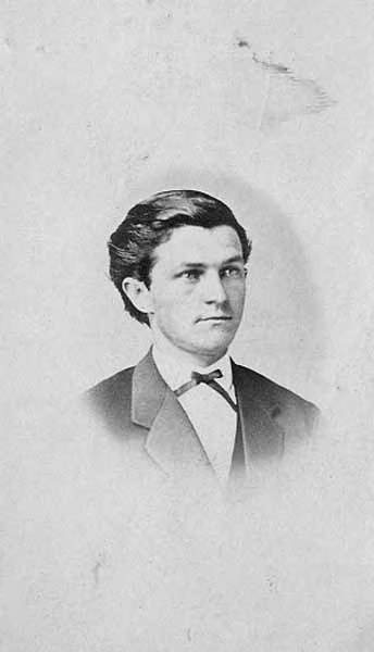 Portrait of a man, Jessie, carte-de-visite photograph, circa 1860-1867