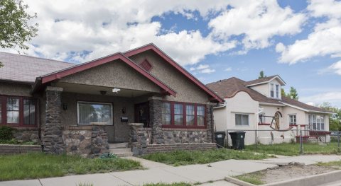 "Gray Cottages," a style, not a color, of humble homes in