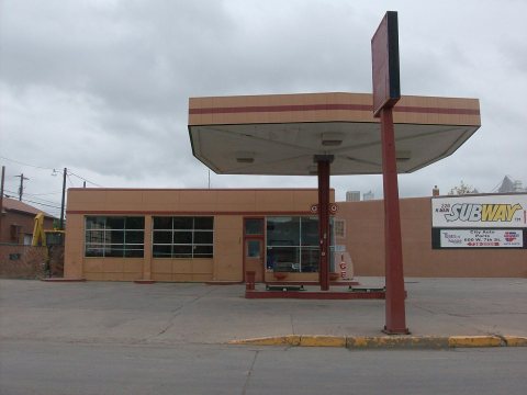 Old gas station