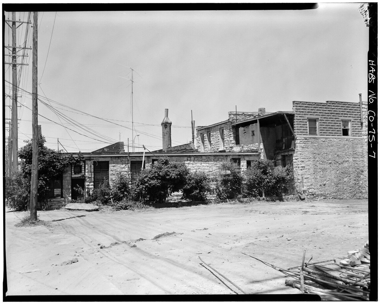 EAST SIDE OF REAR PORTION - Woodruff Block, 22-24 West First Street