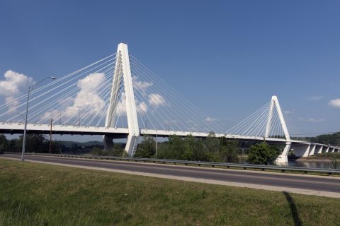 The Bridge of Honor, commonly known as the Pomeroy-Mason Bridge is a cable-stayed bridge over the Ohio River between Po…