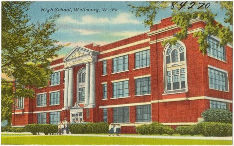 High school, Wellsburg, W. Va (84270)