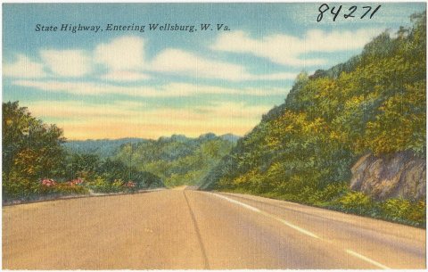 State highway, entering Wellsburg, W. Va (84271)