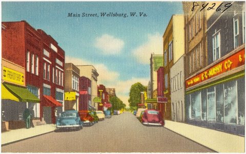 Main Street, Wellsburg, W. Va (84269)