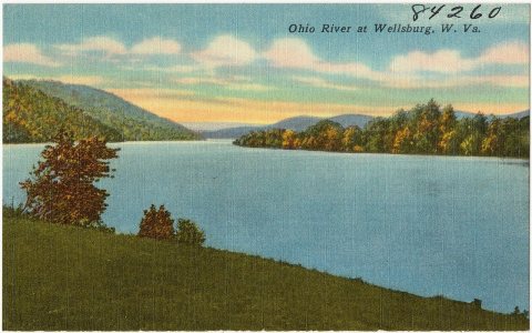 Ohio River at Wellsburg, W. Va (84260)