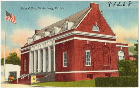 Post office, Wellsburg, W. Va (84268)