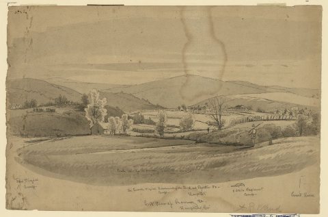 Back view of Romney Hamilton [i.e., Hampshire] Co. Va