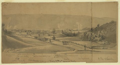 View of Romney, Va. Hampshire County
