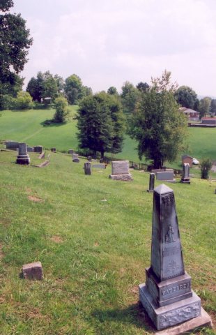 Midland Trail - Graveyard View in Westlake Cemetery