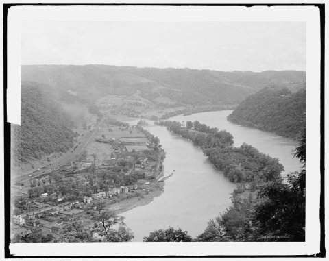 Junction of New and Greenbrier rivers