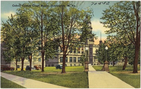 Cabell County Court House, Huntington, W. Va (70552)