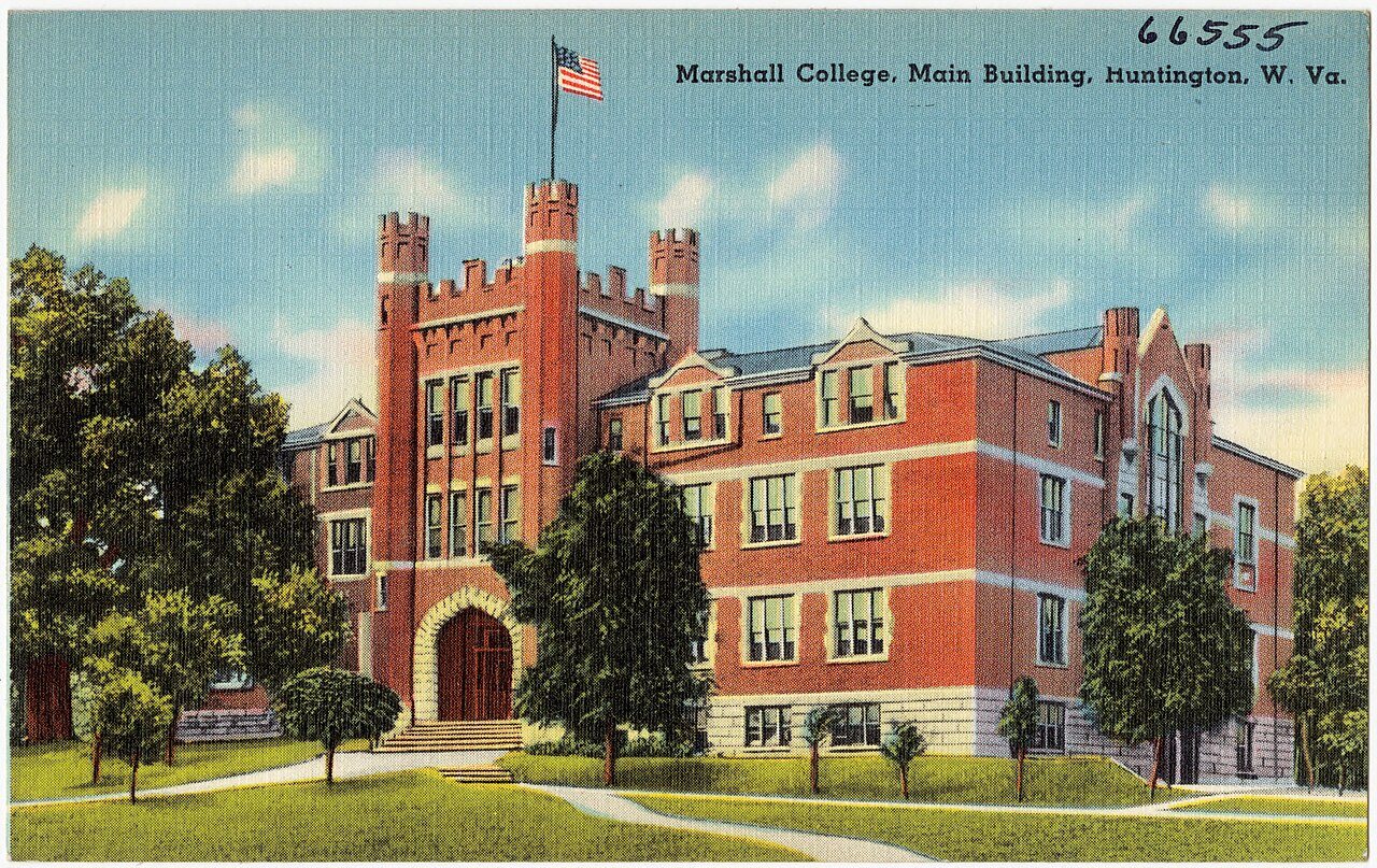 Marshall College, main building, Huntington, W. Va (66555)