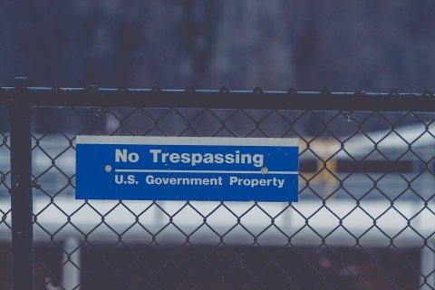 No Trespassing - U.S. Government Property