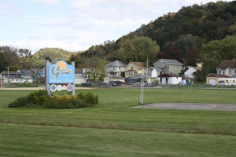 GenoaWisconsinDowntownSignWIS35