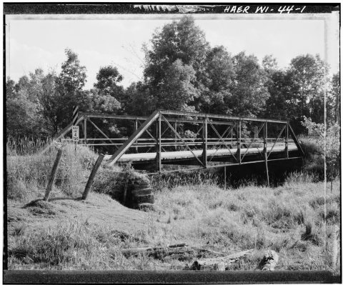 VIEW OF ELEVATION, WEST END, LOOKING EAST - Branch River Bridge, Spanning Branch River, on Hillcrest Road, Kellnersvill…