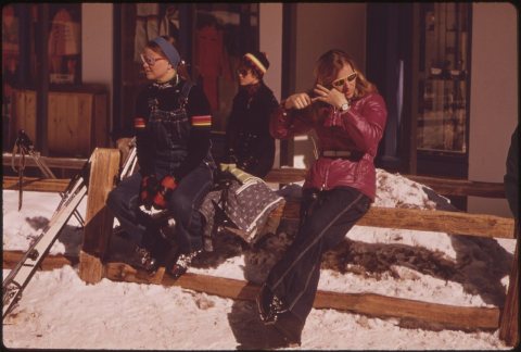 BETWEEN SKI RUNS