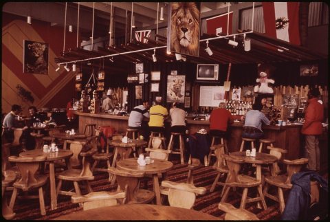 FRAZIER'S BAR IS AT THE BOTTOM OF LIONSHEAD MOUNTAIN